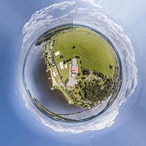 Hotel Racek Černá v Pošumaví, Lipno - aerial view