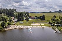 Hotel Racek Černá v Pošumaví, Lipno - Luftaufnahme