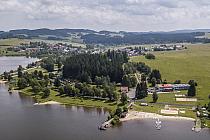 Hotel Racek Černá v Pošumaví, Lipno - aerial view